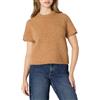 Amazon Essentials Top in Felpa a Maniche Corte in Mohair Sintetico, Vestibilità Rilassata Donna