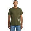 G-STAR Sprayed Gr R T T-Shirt, Verde (Shadow Olive D26819-d976-b230), XXL Uomo