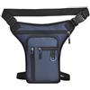NbgrvB Goccia Gamba Borsa Poliestere Regolabile Coscia Pack per Equitazione (Blu)