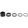 JIASHUNHE Distanziali Bici Manubrio 1 Pollice 25.4mm 20/10/5/3/2mm Serie Sterzo Stelo Al Forcella Della Bici Stella Dado Coperchio Tappo Superiore Regolazione parapolvere Rondella Distanziale(5pcs Black Spacer)