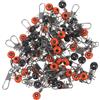 BESTOMZ Connettore Sea Bean per Pesca, Acciaio Inox Rosso, Rotazione | Anticorrosione, Attacco Rapido, Riduce Torsione Filo, per Acque Profonde