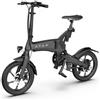 ATAA Bicicletta elettrica pieghevole City 00, batteria rimovibile da 36 V | Batteria rimovibile 36 V 7,8 Ah, telaio in magnesio, autonomia 58 km, cinghia senza manutenzione, freni a disco, 18,9 kg