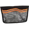 ibasenice Borsa Porta Racchetta Ping da Appendere, Custodia Racchetta Ping Oxford, Protezione Dall'umidità, Tasche Dedicate, Divisori, Nero, 25x18cm, per Tornei e Partite