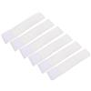 OHPHCALL 6 Pezzi Fascia da Capitano Calcio, Team Armband Bianco in Nylon, Superficie Bianca per Stampa Diy, Elastica e Regolabile, per Sportivi e Atleti, Volley e Sport di Squadra