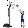 COSTWAY Canestro da Basket da Esterno e Interno 173-305 cm