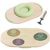 VLUV® VIPPA - Balance Board in legno, per scrivania in piedi