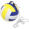 FRCOLOR Pallone Pvc con Corda Regolabile Pallavolo da Allenamento | Rimbalzo Automatico per Pratica Individuale, Controllo Preciso del Tocco, Adatto a Indoor e Outdoor