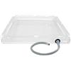 Generisch doccia pieghevole - Doccia portatile per esterni con design antiscivolo | Piatto doccia pieghevole in PVC ABS con tubo di scarico, vasca da bagno portatile per campeggio, camper e viaggi all'aperto