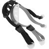 BESPORTBLE 2 Pezzi Sottogola per Casco di Sicurezza Elastico, Leggero e | Elmetto e Hard Hat, Accessorio Durata, in Plastico e Poliestere, Grigio e Nero
