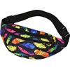 Generic kaGeneric267.13 - Marsupio sportivo da corsa da uomo e da donna, borsa per cellulare, borsa messenger casual per esterni, stampa aderente, leggings a portafoglio da donna, a vita alta (giallo, taglia