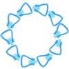 HEMOTON Clip Nasali Design e Confortevole Blu 20 Pezzi in Silicone per Nuoto per Adulti Accessorio per Sport Acquatici e Immersioni