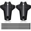 Generico 1 Paio di parafanghi for Bicicletta, Accessori for Ciclismo, Bici da Strada, Fibra Carbonio, Mountain Bike, MTB
