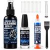 WAN2TLK Kit per la cura dei mulinelli da pesca, con detergente per mulinello da pesca, olio e grasso, kit per la cura dei mulinelli per lubrificare, proteggere e pulire