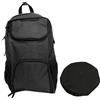 Luocute Zaino da Bowling per Pallina Singola con Scomparto per Scarpe | Tessuto Oxford, Tasche Laterali Ventilate, Spallacci Imbottiti, Schienale in Rete Traspirante, Uso per Escursionismo e