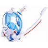 RSGXLFQZVAK Bombola Subacquea, Maschera for Lo Snorkeling Adulto Subacquea Anti Fog Full Face for Immersione Snorkel Diving Goggles Nuoto Equipment,per Principianti(White Blue,L/XL)