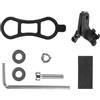 ibasenice Supporto Numero Gara Bici Clip per Luce Anteriore da Corsa | Nero, Plastica e Metallo, Installazione Semplice, Anti-scivolo e Leggero