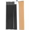 Healeved Pali di Supporto per Tenda da Campeggio, Alti, in Ferro Nero | Compatibilità Versatile per Telo e Baldacchino, Installazione Facile, Kit Accessori