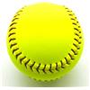 Opatiny Pallone da allenamento da 30,5 cm, in PVC giallo ottico non marcato, con cuciture piatte, nucleo in sughero per allenamento e trapani, peso 1,84 g