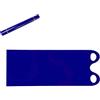 Generic Slitta arrotolata universale flessibile per sport invernali, ideale per bambini e adulti, portatile, per cumuli di neve, design semplice in lega di alluminio (colore blu, taglia unica)