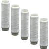 Helilyco Filo da pesca in nylon, 5 rotoli di filo elastico, 0,10-0,50 mm, per mare, lago, pesca su ghiaccio, filo di tensione forte (0,20 mm/200 m)