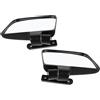 SHINEOFI Specchietto Retrovisore per Carrello da Golf, Specchietto Laterale Ausiliario, Vetro e Plastica, Nero, Angolo di Visione Ampio, per Uso Esterno,