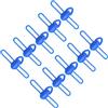 Generic Supporto per amo, 10 pezzi in silicone per attrezzatura da pesca con clip di sicurezza, esche sicure per l'organizzazione degli attrezzi da pesca