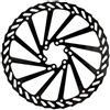 OAUWYUBA Rotori Freno per Bicicletta 160mm 180mm 203mm Rotore Freno a Disco MTB Adatto per Shimano Adatto per SRAM Adatto per Linea Centrale(180mm Black)