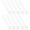 POPETPOP 10 Pezzi Supporto in Vetro per Stoppini Lampade a Petrolio Resistente al Calore per Lanterne Olio Design Elegante per Decorazioni Casa e Occasioni Speciali