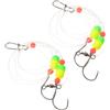 Ipetboom 2 Pezzi Montatura da Pesca in Mare Pronta All'uso Galleggiante | Portata 16kg, Eva e Nylon Acciaio Inox e High-carbon Steel, per Canna da Pesca e Redfish