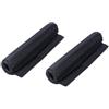 Angoily 2 Pezzi Cuscino Bilanciere Squat Nero in Nailon per Allenamento in | Distribuzione del Carico Uniforme, Morbido, Riduce la Pressione Cervicale