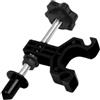 Vaguelly Supporto Centratura Ruota Bici Nero in Acciaio Inox ABS Gomma | 1 Pezzo, Regolazione Correttiva, Facile da Riporre, per Ruote Piccole e Uso da Officina