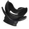 Asyduey 1 Pezzo Modellabile in Silicone Boccaglio per da Immersione Valvola per Snorkeling in Acqua Nera