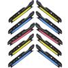 ibasenice 10 Pezzi Supporto per Lenza da Pesca in Plastica Schiuma Ammortizzante, Avvolgimento Facile e Rapido, Accessorio Compatto per Canna da Pesca Colore Casuale