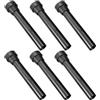 PHENOFICE 6 Pezzi Gamba Trampolino in Acciaio Inox Pad, Ricambio Nero | Gomma Antiscivolo, Montaggio Semplice, Stabilità Migliorata, Dimensione Aderente per Sostituzione Rapida