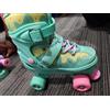 Nattork Pattini a rotelle per bambini, regolabili, con ruote luminose, protezione di sicurezza per sport interni ed esterni