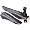 SkyjOy Parafango MTB 1/2 Pz Parafango for Bici Utility Mountain Anteriore Protezione Ruota Posteriore A Sgancio Rapido(1pc Black)