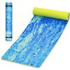Generic Tappetino da yoga, spessore 6 mm, in TPE delicato sulla pelle, antiscivolo, ideale anche per ginnastica, con tracolla, 181x63 cm, blu