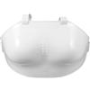 SHINEOFI Protezione Toracica per Scherma in Pvc Bianco per Ragazza 17 Anni | Design Ergonomico, Copertura Completa Dell'area Toracica, Adatta All'allenamento di Scherma