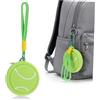 DOITOOL Portachiavi Cartoon, Leggero e Compatto Sportivo in Pvc Portamonete a Forma di Pallina da Tennis per Accessori Sportivi Quotidiani e Feste di Squadra