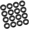 CLISPEED 4 Impostato Kayak Drop Ring, Paddle Drop Ring, Antigoccia per Pagaia, Plastico, Nero, Compatto e Leggero, per Kayak e Canoa, per Uso in Canoa
