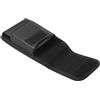 POPETPOP Marsupio Uomo Oxford Nero, Porta Cellulare Leggero e Resistente, Comodo da Indossare per Jogging e Running, Stile Elegante e Pratico