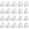 IMIKEYA 20 Pezzi Tappo per Bottiglia Sportivo Bianco 28 Denti in PE Funzione Push And Pull Riutilizzabile per Borracce e Bottiglie Sportive Resistente e Anti-Perdita