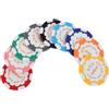 Hemobllo Marcatore Pallina da Golf 9 Pezzi 40mm in Abs e Ferro Colore Casuale