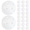 SWOOMEY 48 Pezzi Palline da Golf Bianche per Allenamento con 26 Fori in Plastica, Sicure e Portatili, per Pratica Indoor e Outdoor per Principianti