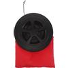 FRCOLOR Copertura Tonda per Boccaporto Kayak Nera in Pp con Borsa Rossa