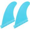 CLISPEED Pinna per Tavola da Surf, Pinna di Coda per Paddle Board, Blu, in Nylon e Fibra, per Bilanciamento e Manovre, Accessorio per Tavole Gonfiabili e Rigide