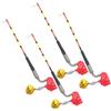 WRITWAA 4 Pezzi Segnalatore di Abboccata per Pesca a Spinning con Luce LED