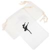 USHOBE 4 Pezzi Borsa per Scarpe Danza Classica in Tela Leggera e Portatile, Accessori Danza Classica per Conservare Scarpette da Punta Durante Prove e Spettacoli