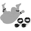 Dooisuue Accessori per yoga per coppie, fascia in nylon per il polso