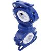 JECOMPRIS Morsetto per Luce Bici, Supporto per Torcia da Bicicletta, Angolo Regolabile, Plastica Gomma Metallo, Diametro 1,8-3,8cm, per Manubrio Bici e Mountain Bike